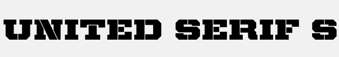United Serif Semi Ext Stencil